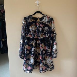 The clothing company floral mini dress